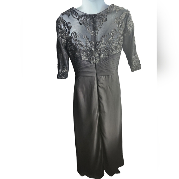 LanTing Bride Black Goth Mother of Bride Groom Lace Size M? - Picture 4 of 5